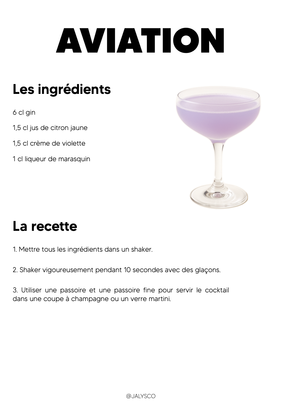 3 cocktails au gin