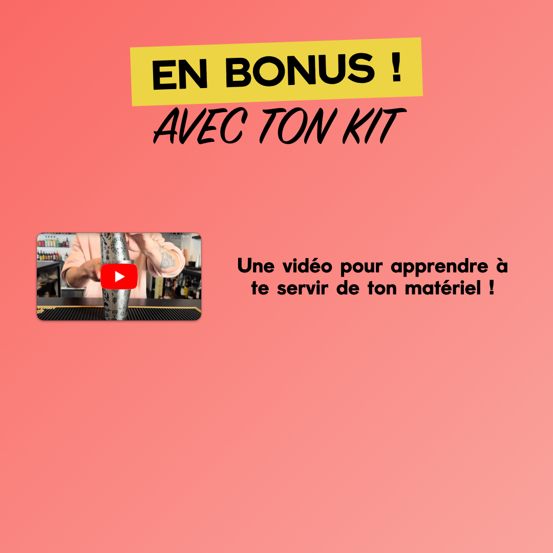 Kit cocktail de base - Yokaï black