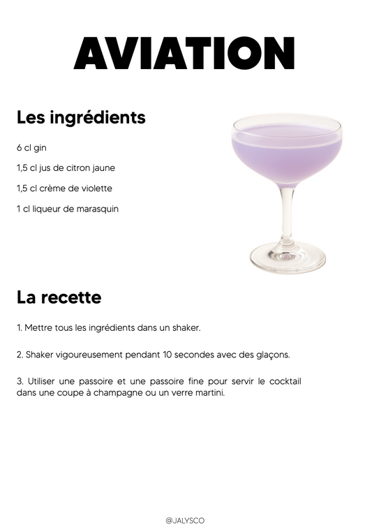 3 cocktails au gin