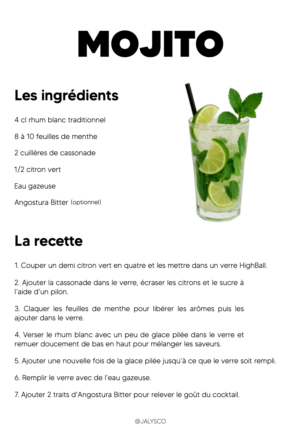4 cocktails à maîtriser