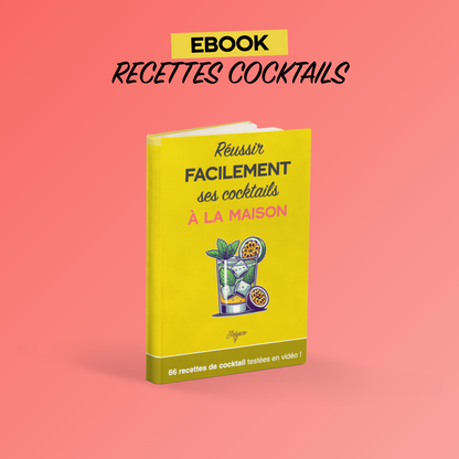 EBOOK - 66 recettes de cocktail à faire chez toi !